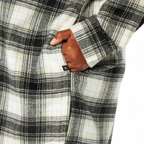 Banana Republic Women's Button-Front Shirt Jacket, Black, Size XL - Bild 4 von 5