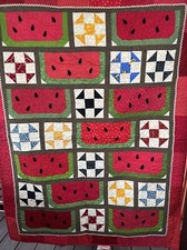 Homemade Quilt - Wall Hanging - 54x41 Inches