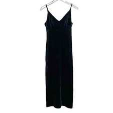 Zara Y2K Style Maxi Velvet Paisley Print Dress Sz S