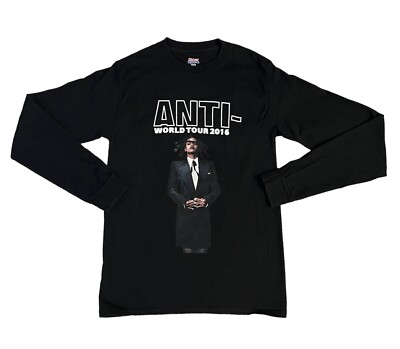 RIHANNA ツアーロンT 2016 Rihanna Anti World Tour 2016 T Shirt Long Sleeve North