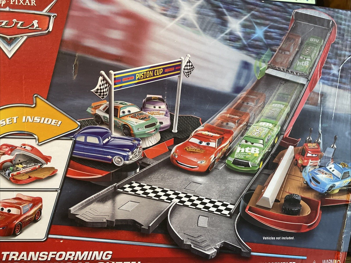 Disney Cars Transforming Lightning McQueen Playset DVF38 | eBay