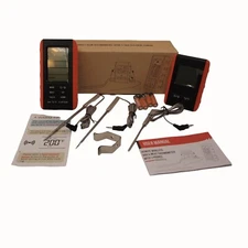 Professional Remote Wireless BBQ & Meat Thermometer with 3 Probes EN2053-3