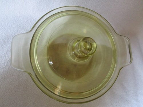 Jenatherm Wagenfeld Design Backschüssel Auflaufform 3035 mit Deckel 3035/36 gelb - Bild 2 von 7