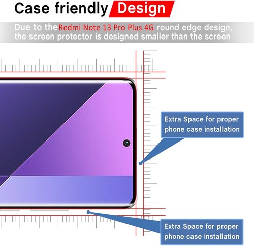 For Xiaomi Redmi Note 13 Pro+ (Plus) 5G Screen Protector Tempered Glass - Picture 12 of 15