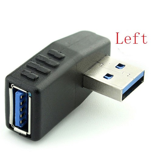 Male A To Female Type A Angle Black Replacement Right Set 90 Degree Sync - Afbeelding 10 van 10