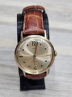 Vintage Mens 1967 Timex Marlin Dot Dash Manual Gold Plated Watch