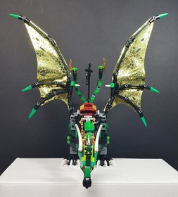 LEGO Ninjago The Green NRG Dragon #70593 Complete w/ Minifigures & Instructions