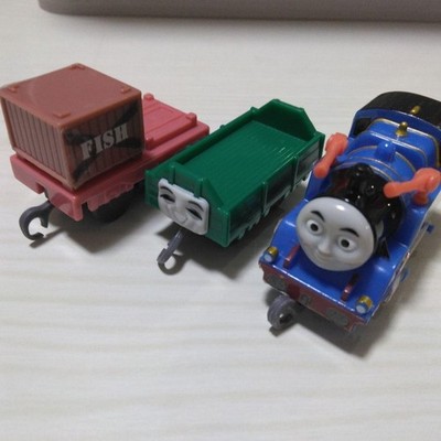 Thomas Capsule Plarail With Bell And 2 Freight Cars