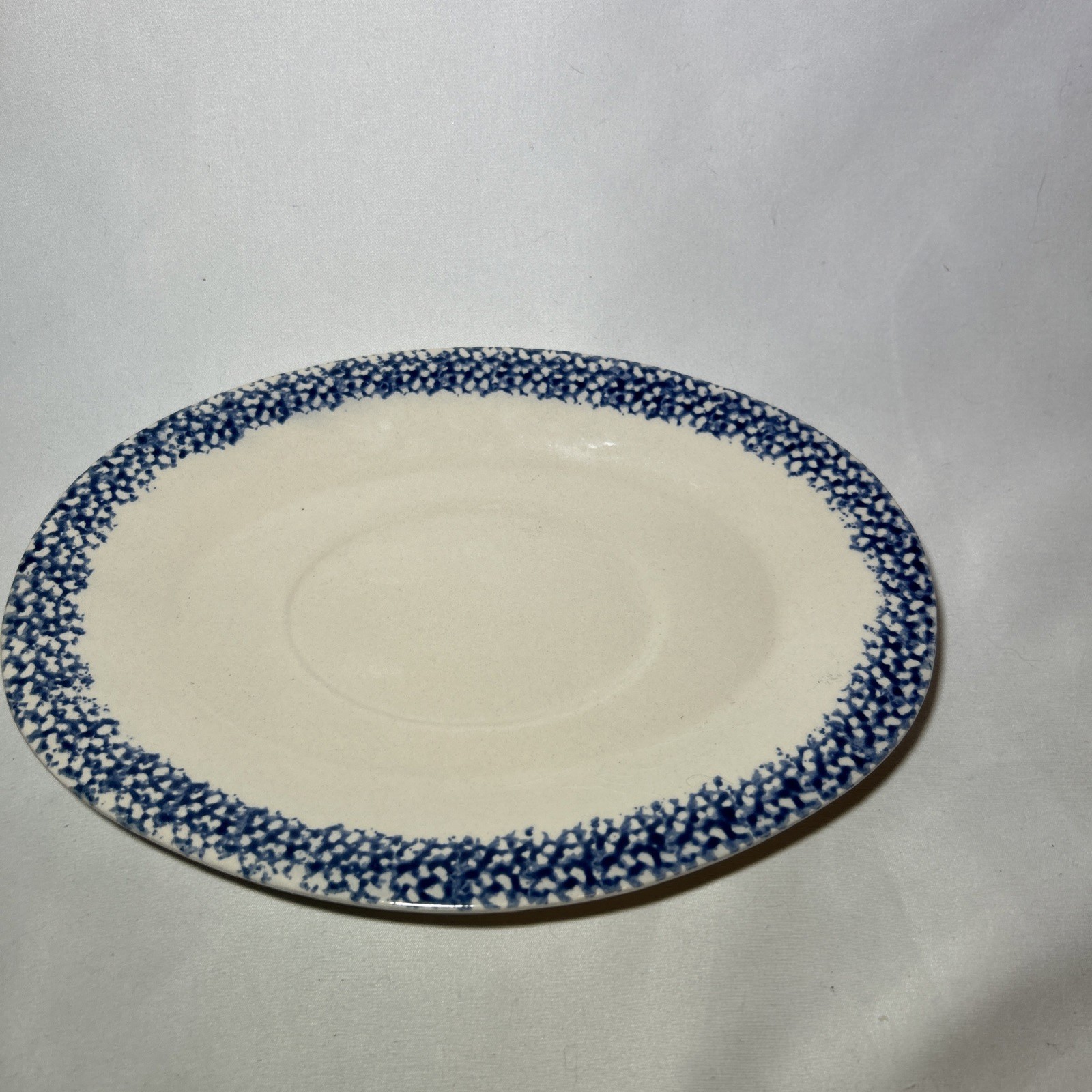 Thomson Pottery Snowman Gravy Boat and Tray 2 Piece Christmas Set