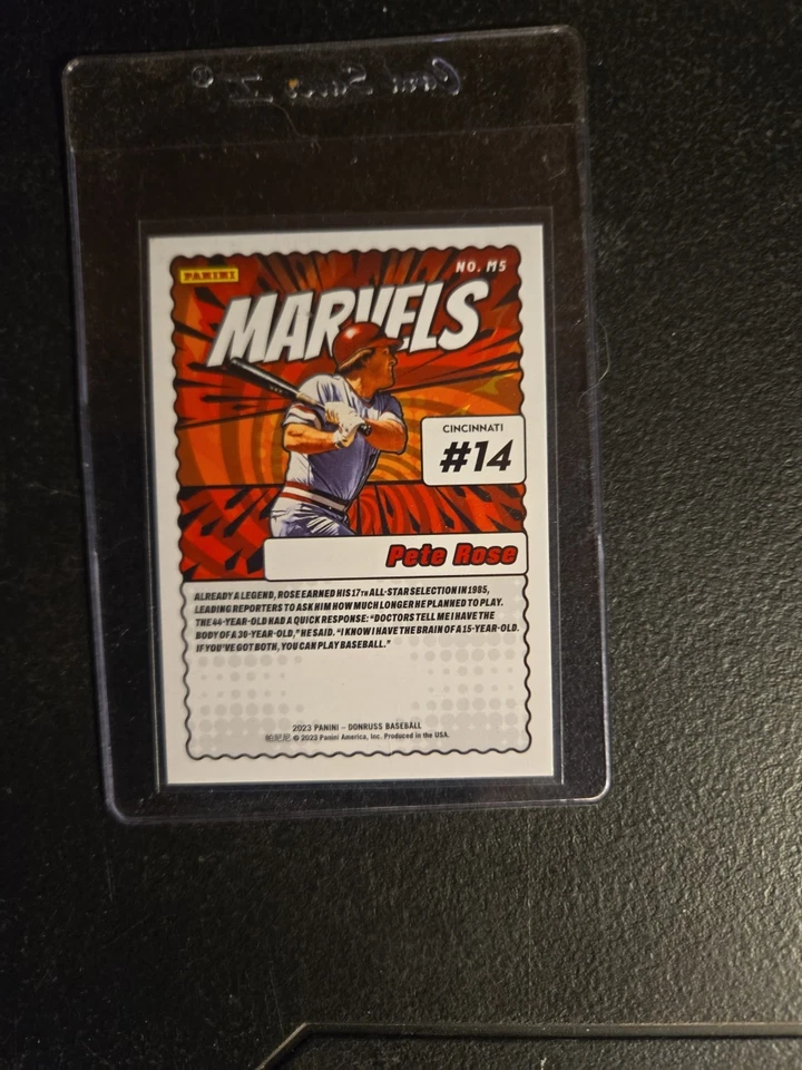 Panini Donruss 2023 - Marvels Pete Rose #M5 rojo/149 Foto 2 de 2