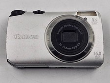 Canon PowerShot A3300 IS 16.0 MP Digital Camera Silver - Not Working