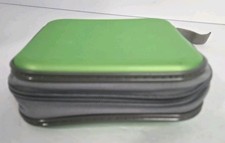 Plastic Case CD DVD Game Storage Holder Holds 40 Green