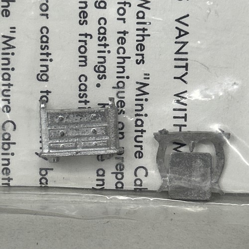 SS Scale Structures LTD 5103 Küchenspüle & Wasserhahn Seifenschale Bausatz Metall HO 1/87 - Bild 2 von 3