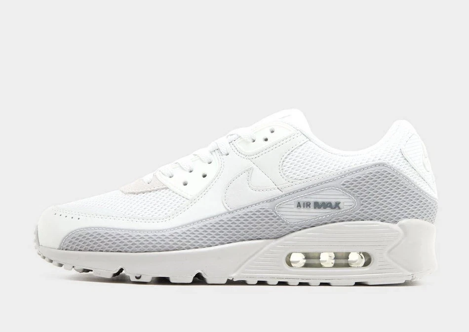 Nike Air Max 90 Premium Men's Trainers in White Shoes