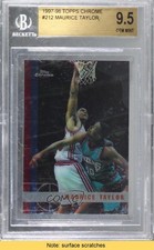 1997-98 Topps Chrome Maurice Taylor #212 BGS 9.5 GEM MINT READ 07gz