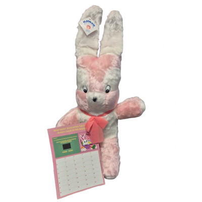 Ostern Spendenaktion Rubbelkarte 40 Quadrat A4 mit großem Stofftier Hase Preis
