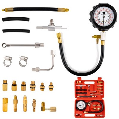 0-140PSI Fuel Pressure Tester Kit, Injector Injection Pump Pressure... 