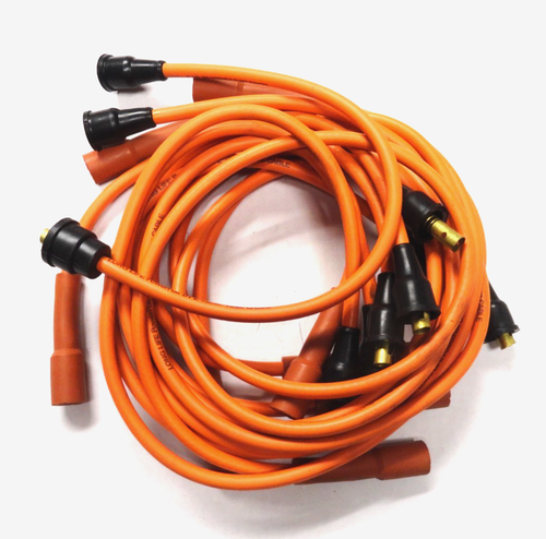JUEGO DE CABLES DE BUJÍA E-TRON C4830 (Naranja) Se adapta a Mopar 1972-1978 5,2 L, 5,6 L, 5,9 L - Imagen 2 de 2