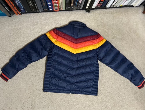Marine Layer x Lost and Found down Zurich puffer jacket SMALL mens Men's ZIP - Picture 13 of 19