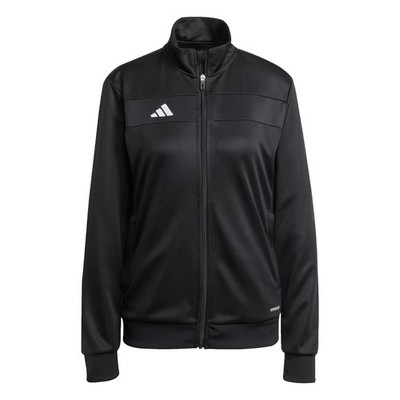 Adidas Womens Tiro 25 Essentials Soccer Training Jacket Black/White Retail $50