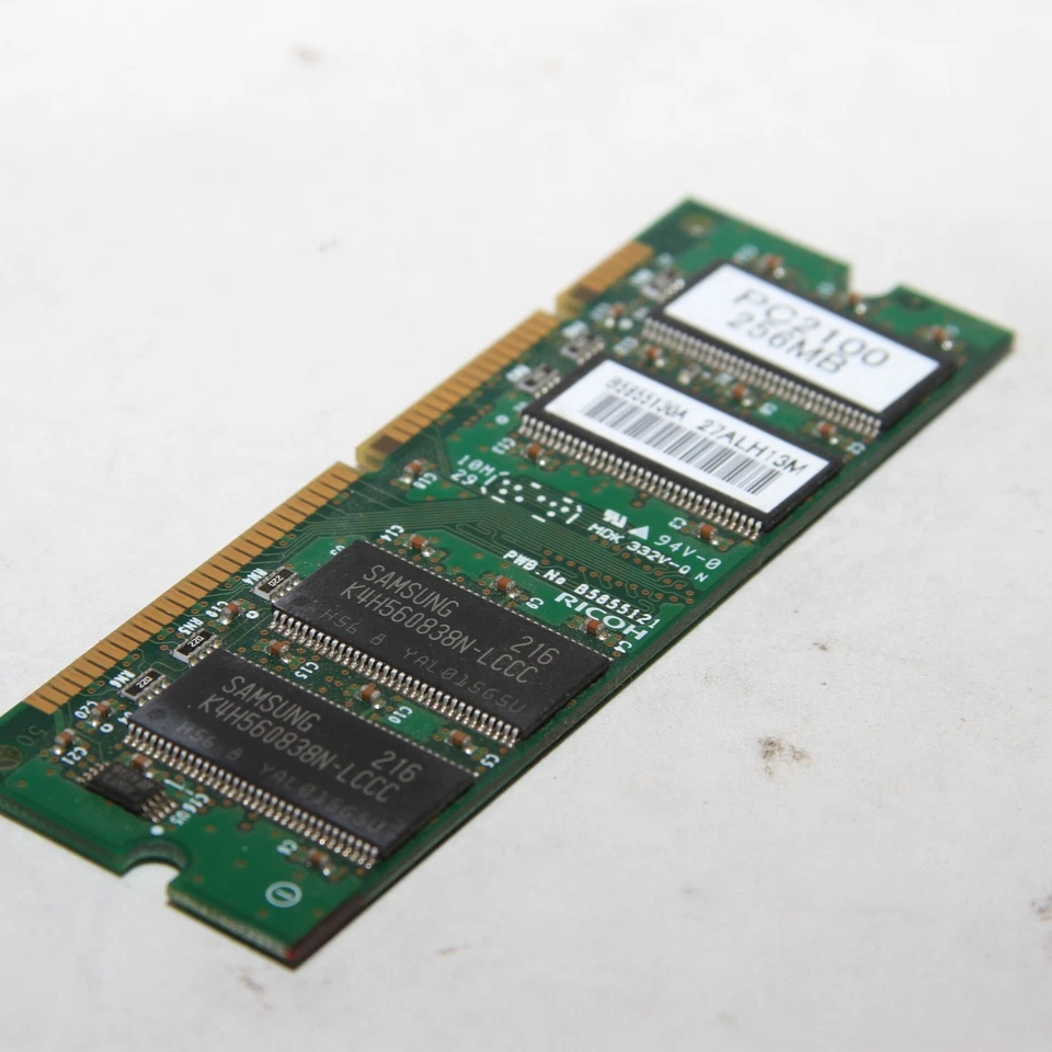 Ricoh B5855130D 256MB DDR1 SO-DIMM Memory Module MPC2030/MPC2050/MPC255 Untested - Image 2 of 3