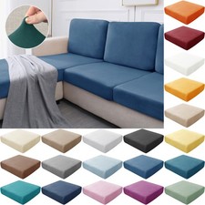 1/2/3/4 Seater Sofa Seat Cushion Covers Stretch Couch Settee Protector Slipcover
