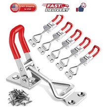 6 Pack Toggle Latch Clamp 4001, Adjustable Toggle Clamp Latch 330Lbs Holdin...