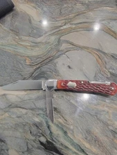 Cattaraugus FH-3 1990 English Jack Folding Knife #1124 Made In Japan