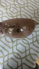 PYREX Mixing Bowl Early American Pattern 4 Quart #444 Brown Gold Cinderella