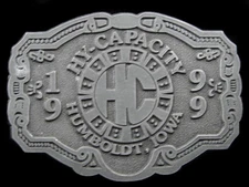 RJ11146 NICE 1999 **HY-CAPACITY HUMBOLDT, IOWA** TRACTOR COMPANY BELT BUCKLE