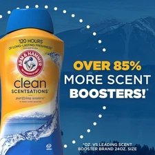 Arm & Hammer in-Wash Scent Booster, Clean Scentsations, Purifying Waters, 45 Oz.