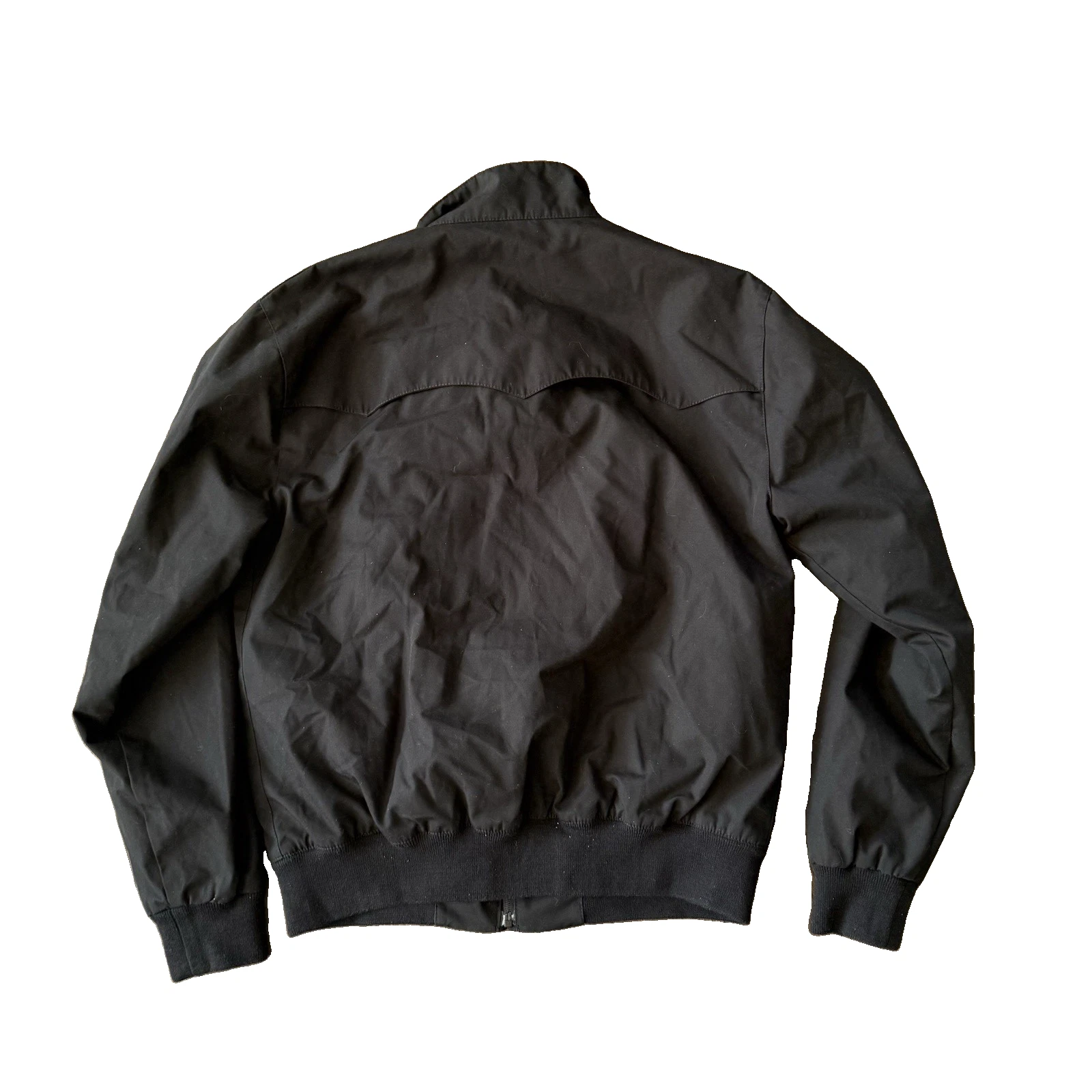 Fred Perry Harrington Jacket Men M 40 Black Red Tartan Lined Bomber Mod England - product detail image 5