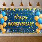 Polka Dot Design Corporate Event Banner Happy Workiversary Banner For Office