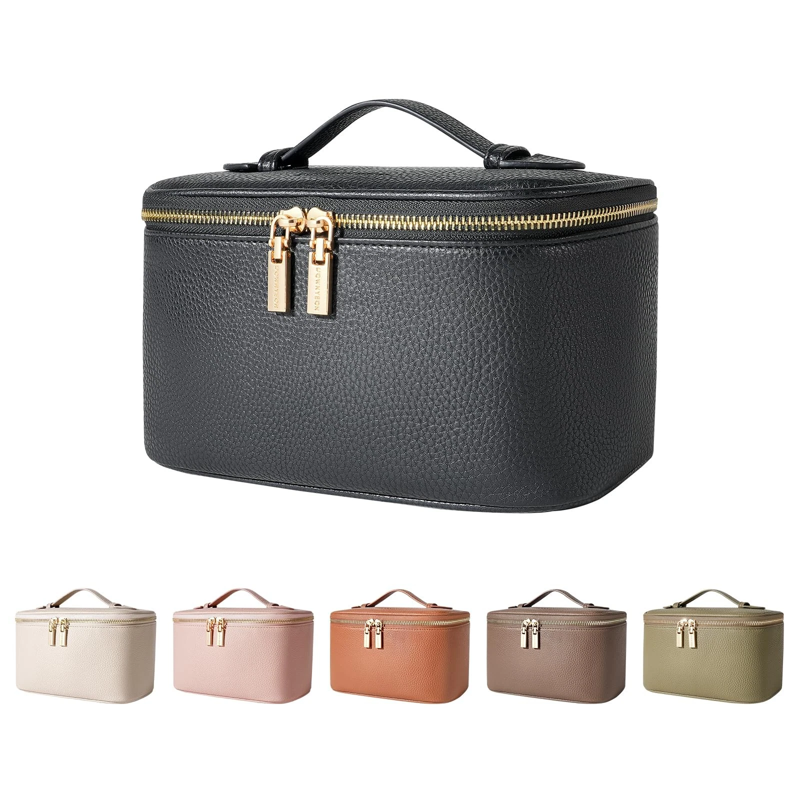 Cosmetic Bag,ROWNYEON Makeup Bag,Portable Makeup Train Case,Travel Toiletry B...