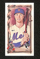 2023 Topps Allen & Ginter Brett Baty Mini Rip Exclusive #374 Rookie Mets ZZ4932