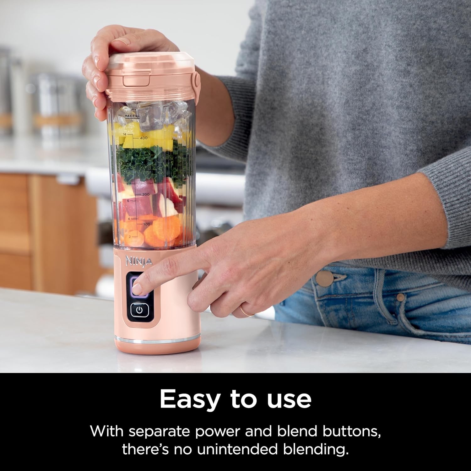 Ninja Blast BC155PS 18 Oz Two-Pack Portable Blender (Open Box)