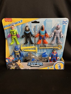 Mattel Fisher-Price Imaginext DC Super Friends Deluxe Action Figure 6 Pack