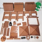 Vintage 1960s Marx Fort Apache western play set and figures - mixed lot