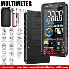 Smart LCD Digital Multimeter 6000 Counts AC/DC Voltage Tester Resistance Meter