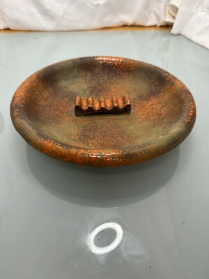 Vintage Raymor Ashtray International Glaze By Bitossi