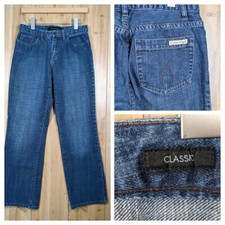 Vintage Calvin Klein Women  s Mid Rise Blue Classic Jeans Size 6 Straight Leg