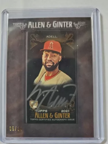 2021 Allen & Ginter X Joe Adell Black Frame mini auto 5/10 Online Exclusive!