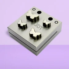 Disc Cutter Butterfly Shape| Set of 4 Punches | 10 to 25mm| Jewelry Die|