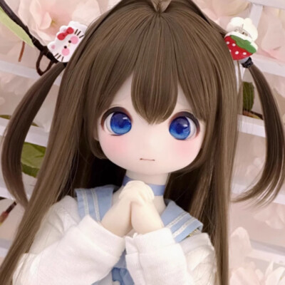 1/4 BJD Doll Facial Makeup Gentle Two-dimensional Beautiful Girl Joint Gifts Toy