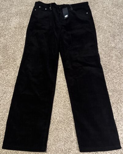 $uicideboy$ G59 Corduroy Pants Size 32 Black Pants Button Fly BRAND NEW w tags‼️