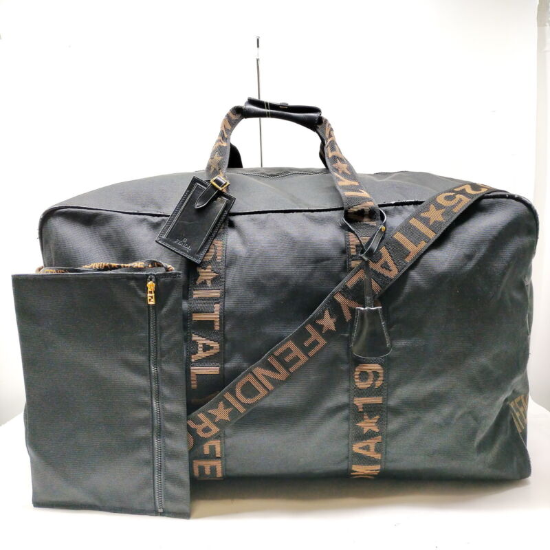 Fendi Hand Bag Black Nylon 1363164 Fendi Hand Bag Black Nylon 1363164
