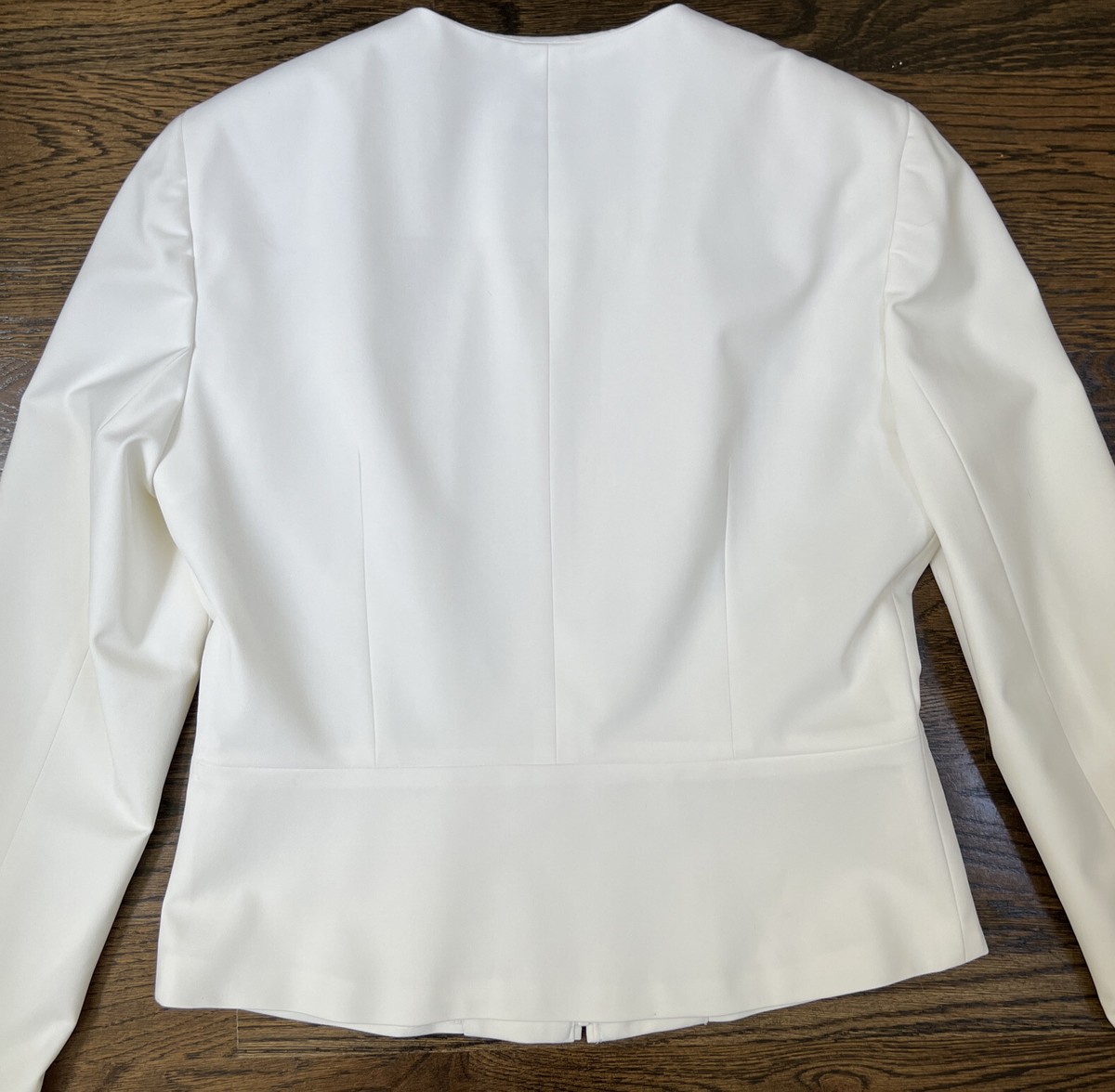 Cream clearance peplum jacket