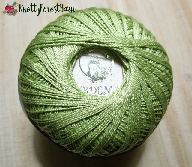 TAFFY Crochet Thread Egyptian Cotton GARDEN 10 Nazli Gelin 306yd Camel Tan