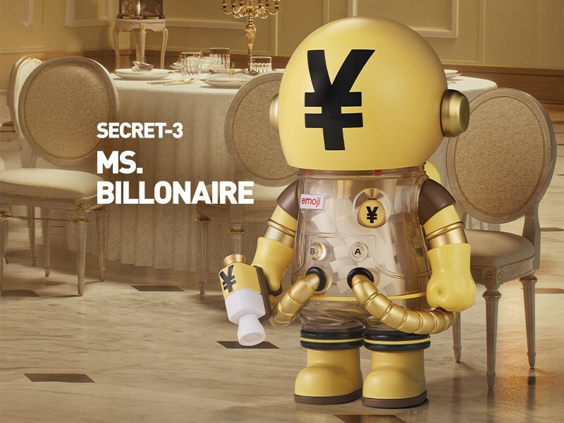 POPMART MEGA SPACE MOLLY 100%×emoji シリーズ POP MART MEGA SPACE MOLLY 100% × emoji Series Assorted Box