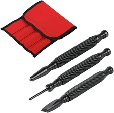 Hit Tools Heavy Duty Mechanics Punch Set Cntr punch, Hinge pin, & Cold chisel 